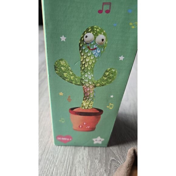 Dancing Cactus Plush Toy Lighted Electronic Recording Shake With Song Funny - Picture 7 of 16